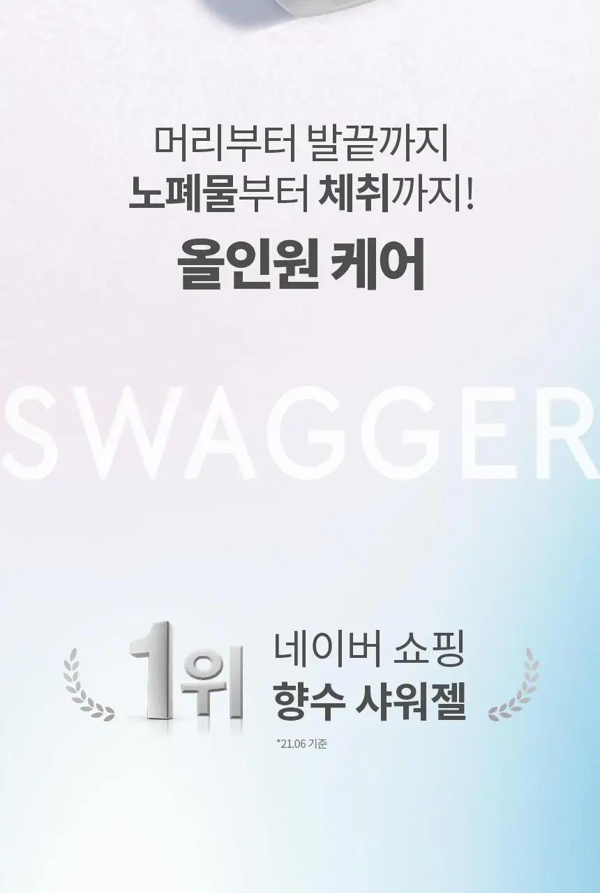[샴푸겸용] 스웨거 프레시 시트론 바디 샤워젤 480ml 상세페이지 2